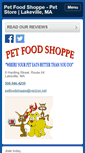 Mobile Screenshot of petfoodshoppe.com